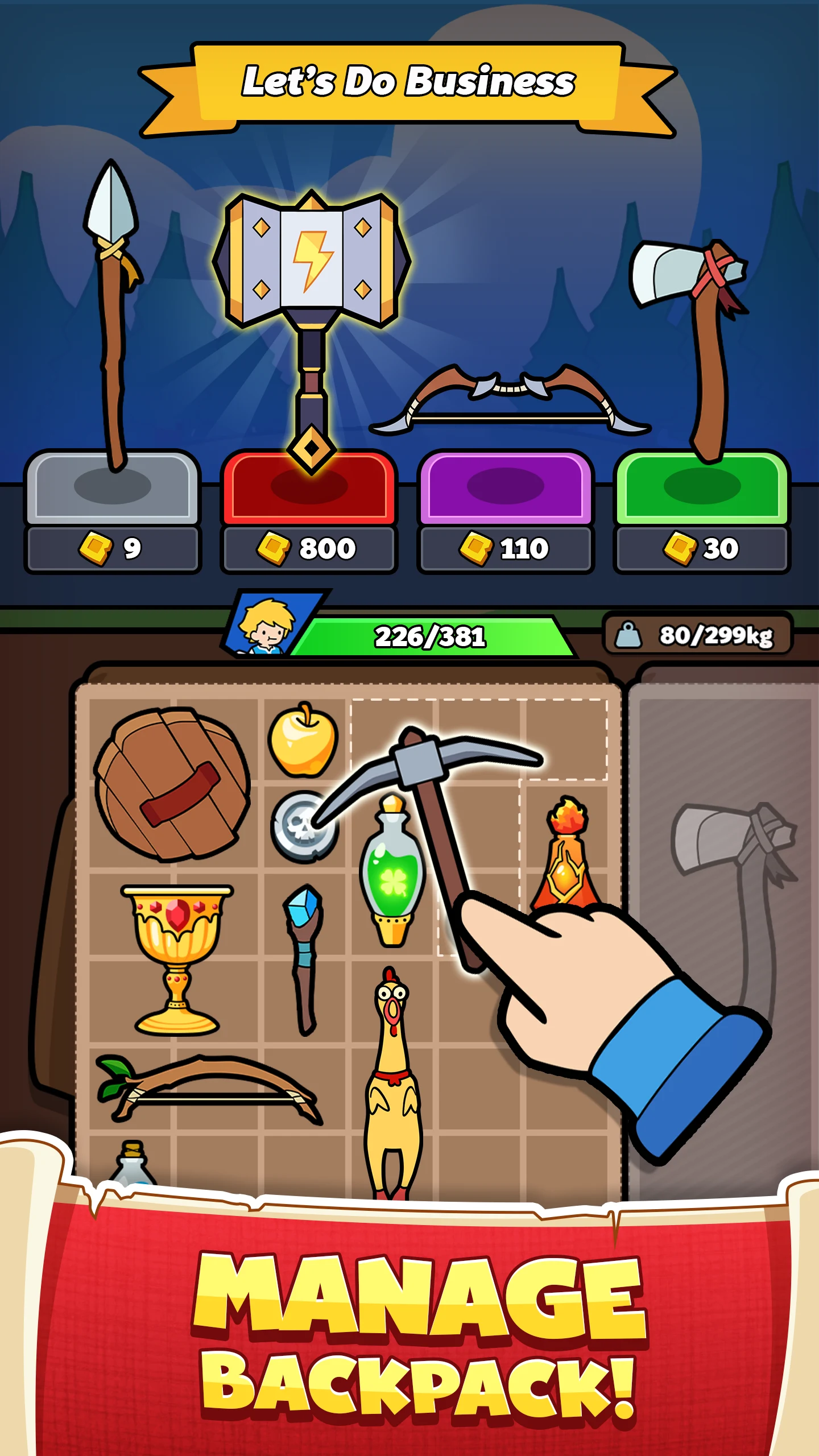 Packventure: Loot & Slash screenshot